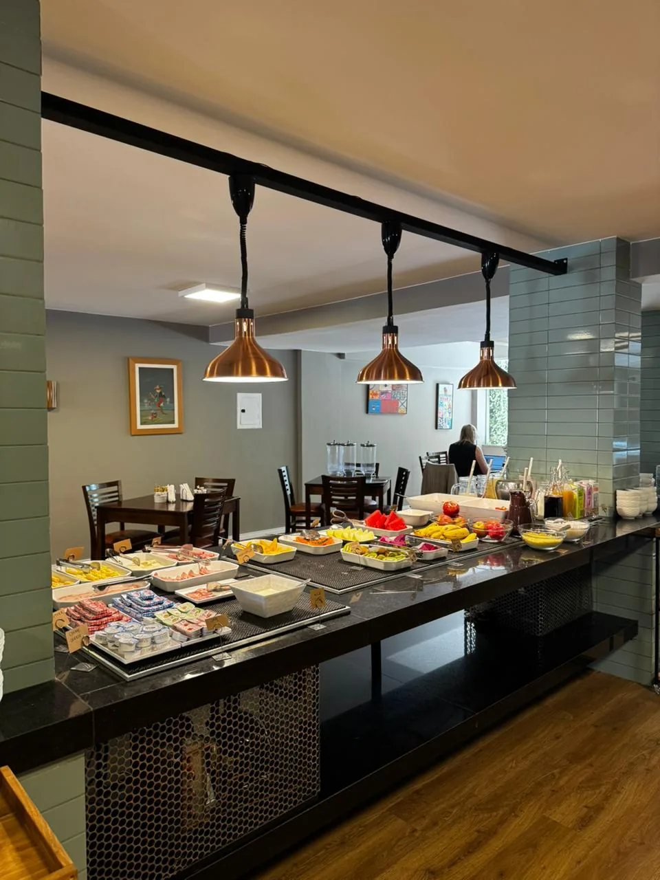 Café da manhã em buffet servido no Belém Soft Hotel (04)